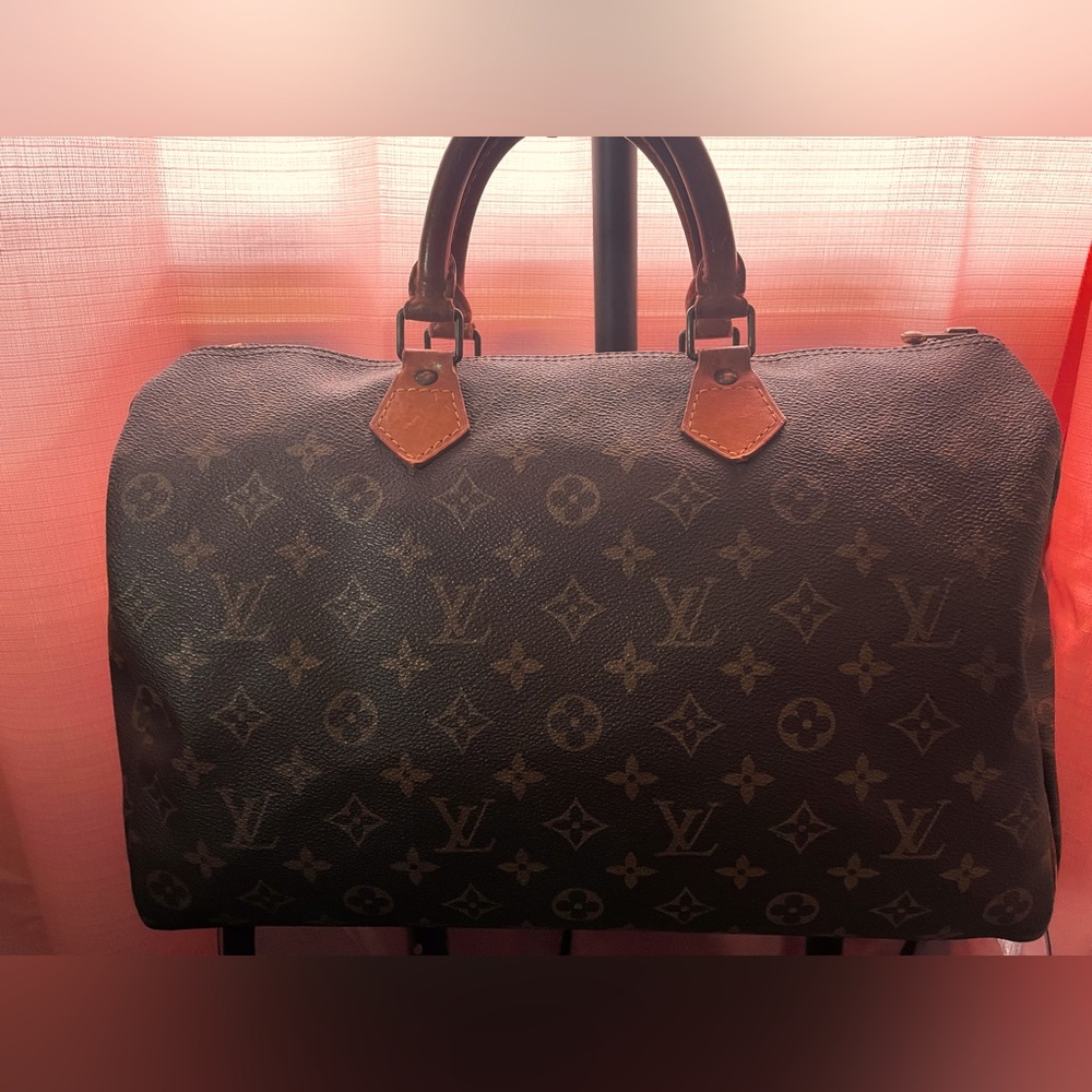 Louis Vuitton Speedy 35 Top Handle Bag, Vintage Monogram